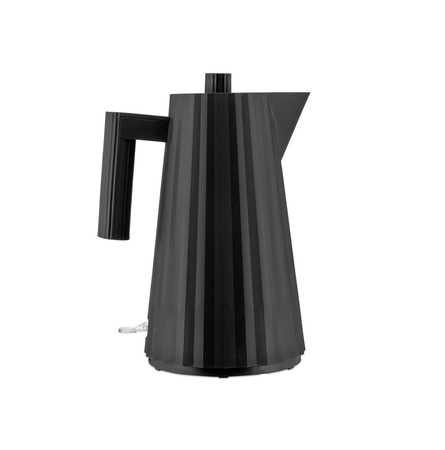 Electric kettle ALESSI Plissé 1.7L black