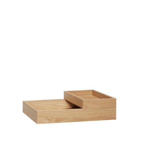 Rail Desk Organiser Natural (set of 2)
