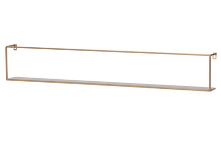 WOOOD shelf MEERT gold 100 cm (outlet)