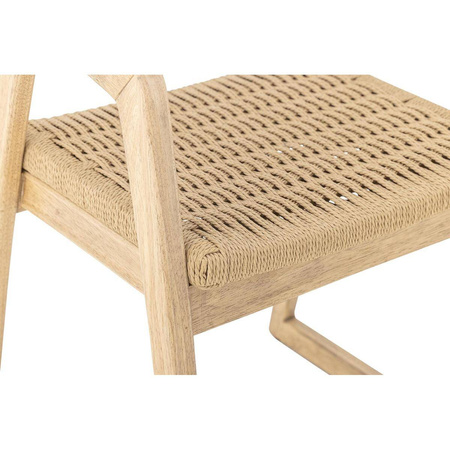 Serrone Dining Chair, Nature, Rubberwood