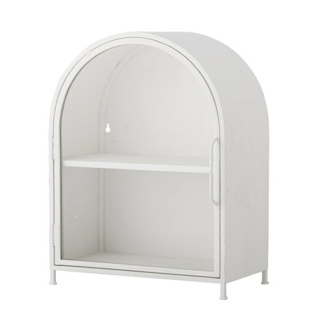 Soria Cabinet, White, Metal
