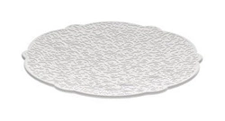 Spodek pod filiżankę Alessi Dressed biały