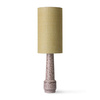Jute cylinder lamp shade jade green