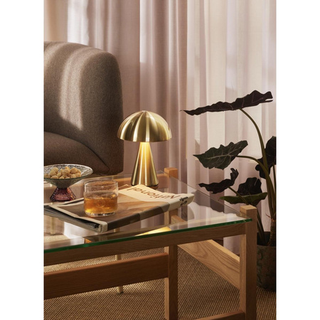 Mush Portable Lamp Brass