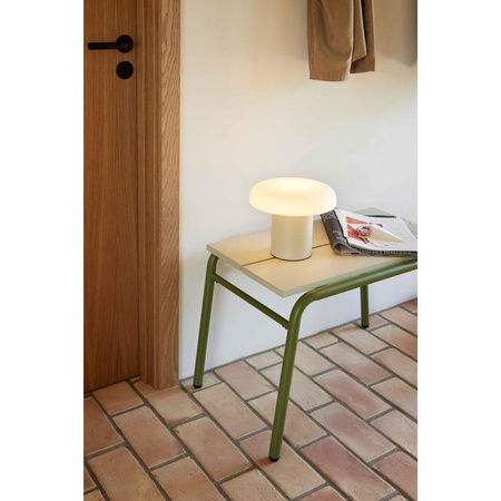 Lampa stołowa Hübsch ATELIERS żółta