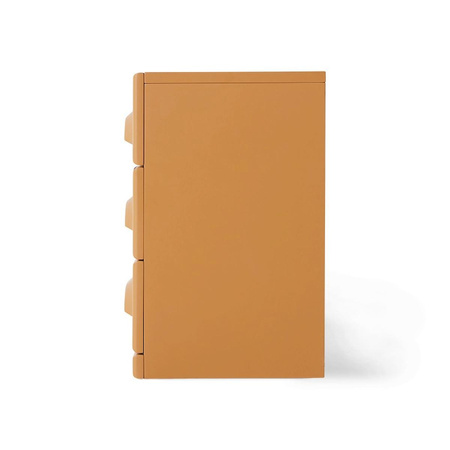 Chest of 3 drawers, ginger orange