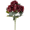 Sztuczna Gałązka Bloomingville HYDRANGEA czerwona