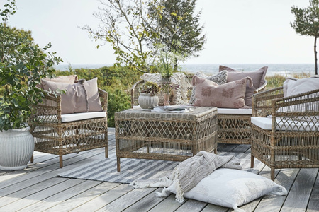 LENE BJERRE Norah rattan armchair natural