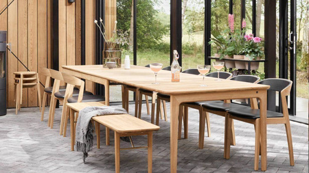 Dining table #27 SKOVBY natural black