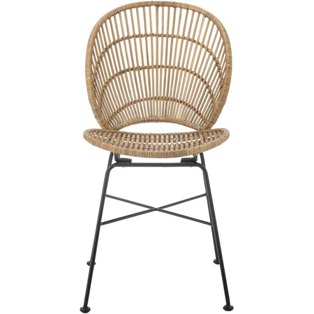 Fiore Dining Chair, Nature, Rattan