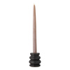 Idina Candle Holder, Black, Stoneware