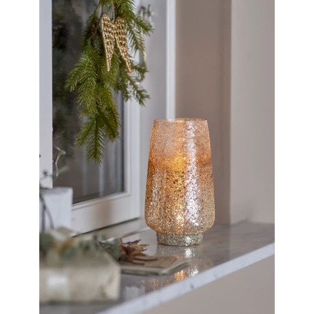 Lucina Votive, Silver, Glass