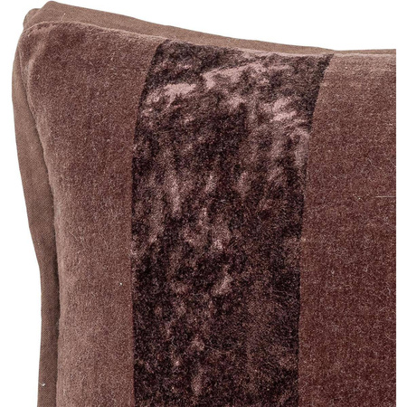 Kosar Cushion, Brown, Cotton
