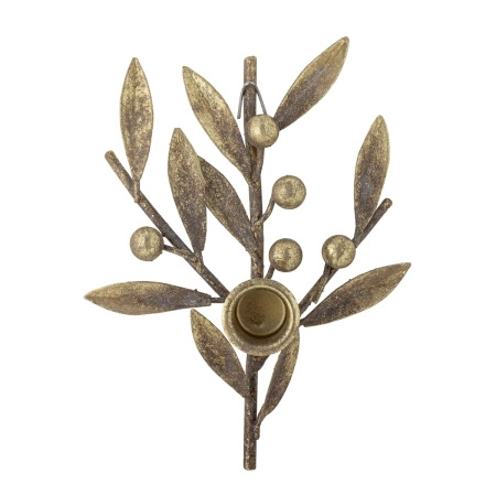 Mirabel Candle Holder, Gold, Metal