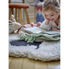 Dolly Rug, White, Wool