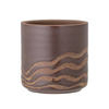 BLOOMINGVILLE HAAKON brown flowerpot