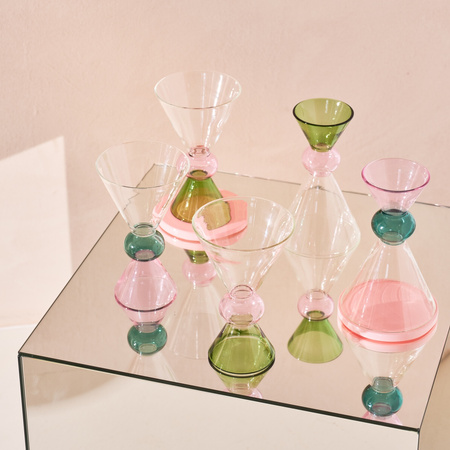 wine glass Ayo, pink