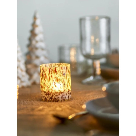 Świecznik Bloomingville FELICITA brązowy