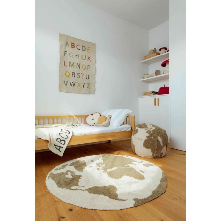 Puf Lorena Canals RUGCYCLED beżowy