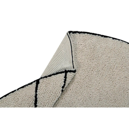 Dywan bawełniany Lorena Canals BEREBER STYLE beżowy Ø160 cm