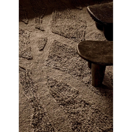 Dywan wełniany Lorena Canals ENKANG ACACIA WOOD brązowy 200 x 300 cm