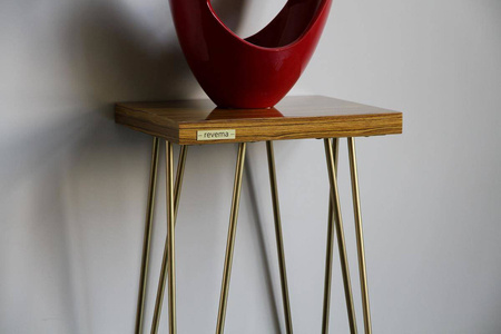 REVEMA AURUM brown side table