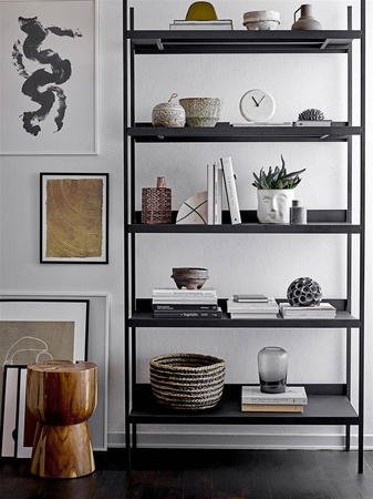 BLOOMINGVILLE MARIALUCIA Black Seagrass Baskets Set of 2