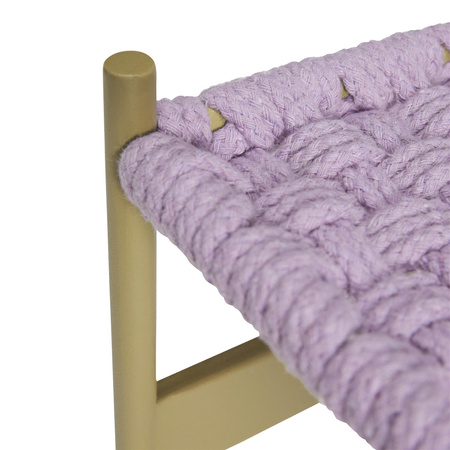 HÜBSCH PERI bench orange purple