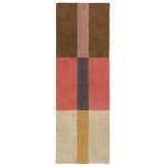 Dywan wełniany Lorena Canals CHROMA SPICED CORAL wielokolorowy 80 x 230 cm