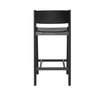 Oblique Bar Stool Black