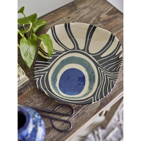Yamato Tray, Blue, Stoneware