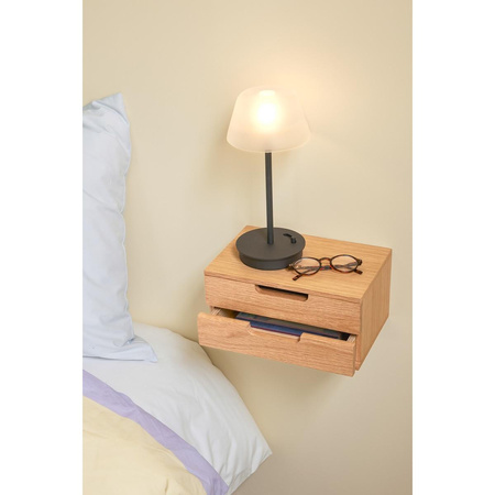 AtHand Wall Shelf/Bedside Table Natural