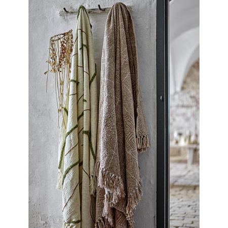 Bresso Throw, Brown, Recycled Cotton