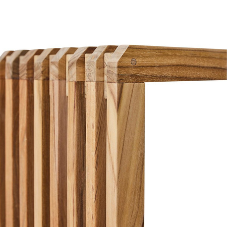 Ławka HKLIVING SLATTED naturalna rozmiar 180 cm