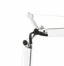 ARTEMIDE Tolomeo Micro silver desk lamp