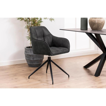 Dining Chair With Armrest BRIELLE Unique