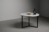 Stolik kawowy Igne Furniture MOON 60 cm biały