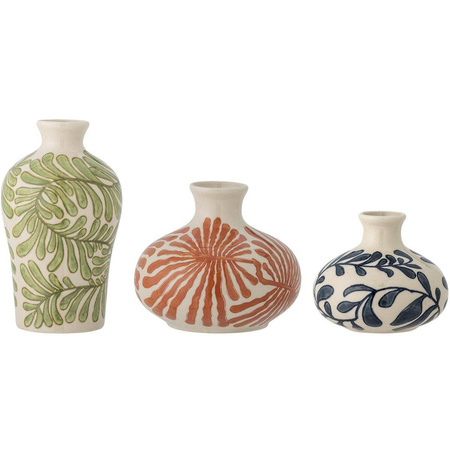 Fauni Vase, Green, Stoneware