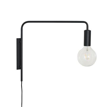 Lampa ścienna Hübsch SERENDIPITY czarna