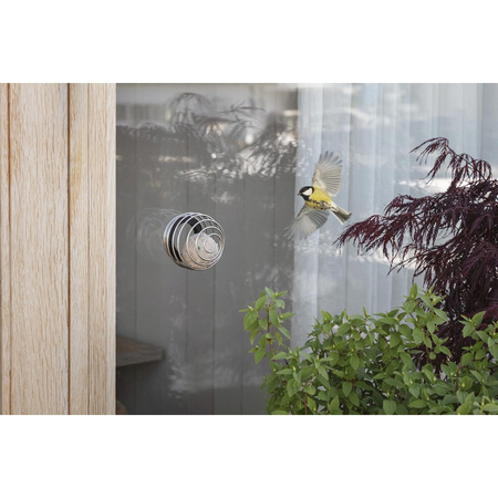 Window suet bird feeder