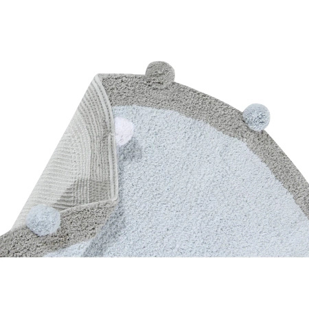 Dywan bawełniany Lorena Canals BUBBLY szary Ø120 cm