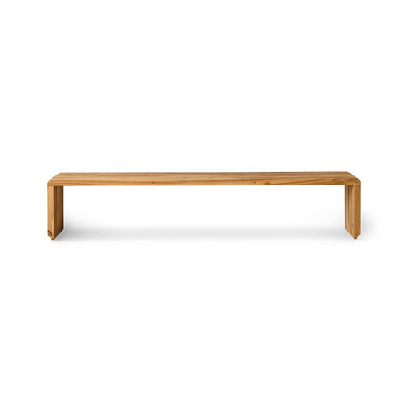 Ławka HKLIVING SLATTED naturalna rozmiar 180 cm
