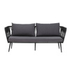Sofa Bloomingville PAVONE FIRE-RESISTANT czarna