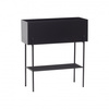 HÜBSCH metal planter black