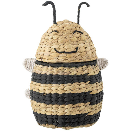 Kosz Z Pokrywką Bloomingville FINN czarny