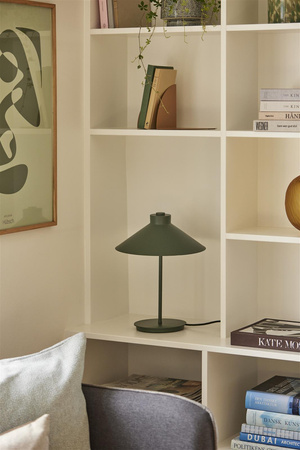 HÜBSCH SHAPE table lamp green