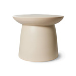 Stolik boczny HKLIVING EARTHENWARE beżowy rozmiar L
