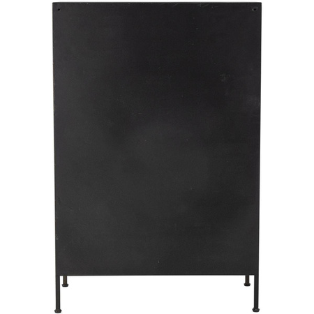 Matteo Drawer, Black, Metal