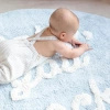 Dywan bawełniany Lorena Canals BABY niebieski Ø120 cm
