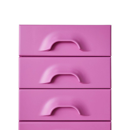 Chest of 8 drawers, urban pink